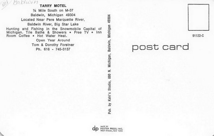 Outdoor Inn (Tarry Motel) - Old Postcard (newer photo)
